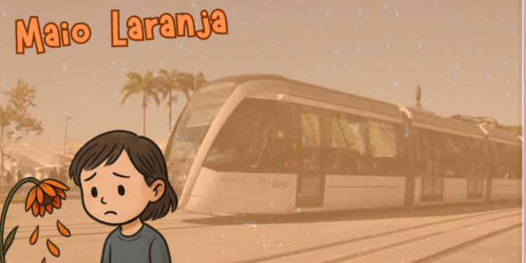 Maio Laranja: Fia e Vlt realizam ação de conscientização no Terminal Gentileza